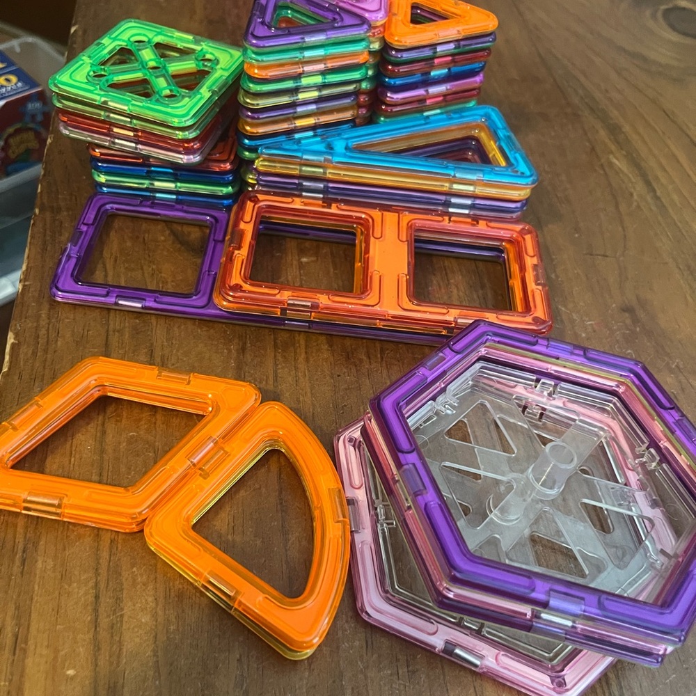 Magformers Miscellaneous pieces -Colorful Magnetic Building Blocks